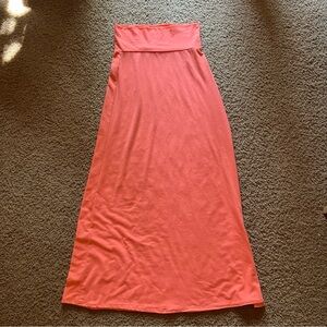 Coral Maxi Skirt